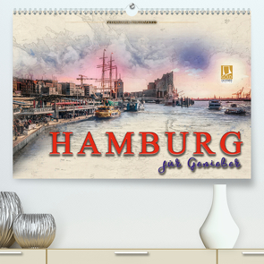 Hamburg für Genießer (Premium, hochwertiger DIN A2 Wandkalender 2021, Kunstdruck in Hochglanz) von Roder,  Peter