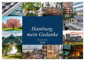 Hamburg, mein Gedanke (Wandkalender 2024 DIN A2 quer), CALVENDO Monatskalender von Steiner / Matthias Konrad,  Carmen