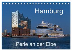 Hamburg – Perle an der Elbe (Tischkalender 2024 DIN A5 quer), CALVENDO Monatskalender von Kuttig,  Siegfried