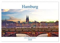 Hamburg sehen, fühlen und lieben (Wandkalender 2024 DIN A2 quer), CALVENDO Monatskalender von Michalzik,  Paul Hamburg sehen, fühlen und lieben (Wandkalender 2024 DIN A2 quer), CALVENDO Monatskalender von Michalzik,  Paul