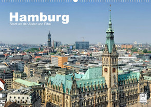 Hamburg Stadt an der Alster und Elbe (Wandkalender 2022 DIN A2 quer) von Voigt,  Andreas