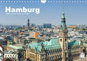 Hamburg Stadt an der Alster und Elbe (Wandkalender 2022 DIN A4 quer) von Voigt,  Andreas