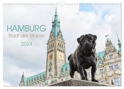 Hamburg – Stadt der Möpse (Wandkalender 2024 DIN A3 quer), CALVENDO Monatskalender von und Julia Dodeck,  Ole