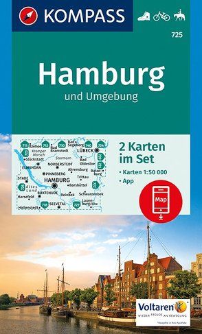 KOMPASS Wanderkarte Hamburg und Umgebung von KOMPASS-Karten GmbH