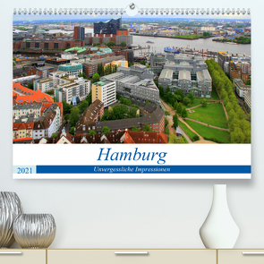 Hamburg – Unvergessliche Impressionen (Premium, hochwertiger DIN A2 Wandkalender 2021, Kunstdruck in Hochglanz) von Klatt,  Arno