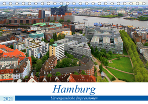 Hamburg – Unvergessliche Impressionen (Tischkalender 2021 DIN A5 quer) von Klatt,  Arno