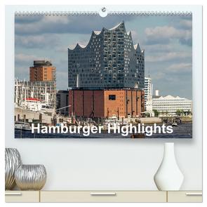 Hamburger Highlights (hochwertiger Premium Wandkalender 2024 DIN A2 quer), Kunstdruck in Hochglanz von Seethaler,  Thomas