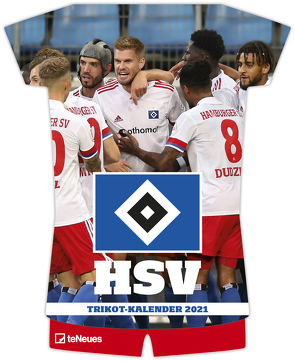 Hamburger SV 2021 – Trikotkalender – Fußball-Kalender – Fan-Kalender – 34×42