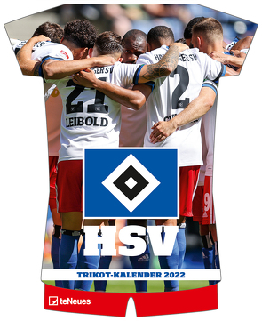 Hamburger SV 2022 – Trikotkalender – Fußball-Kalender – Fan-Kalender – 34,1×42