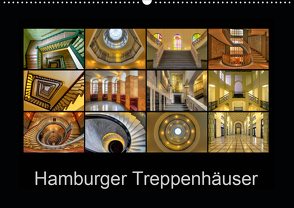 Hamburger Treppenhäuser (Wandkalender 2021 DIN A2 quer) von Hasche,  Joachim