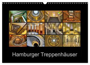 Hamburger Treppenhäuser (Wandkalender 2024 DIN A3 quer), CALVENDO Monatskalender von Hasche,  Joachim