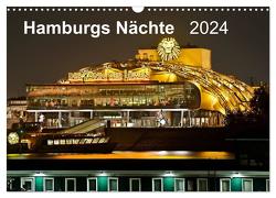 Hamburgs Nächte (Wandkalender 2024 DIN A3 quer), CALVENDO Monatskalender von Heymanns,  Rolf