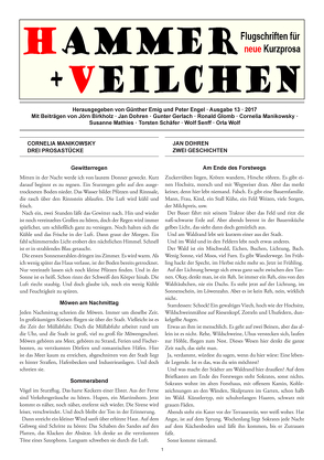 Hammer + Veilchen Nr. 13 von Emig,  Günther, Engel,  Peter