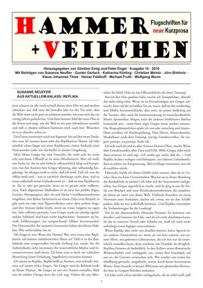 Hammer + Veilchen Nr. 15 von Emig,  Günther, Engel,  Peter