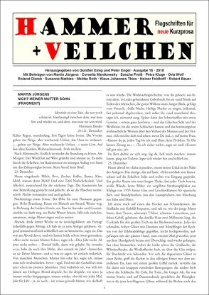 Hammer + Veilchen Nr. 16 von Emig,  Günther