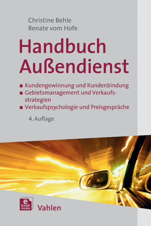 Handbuch Außendienst von Behle,  Christine, Hofe,  Renate