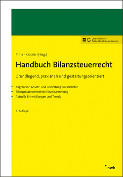 Handbuch Bilanzsteuerrecht von Kanzler,  Hans-Joachim, Prinz,  Ulrich