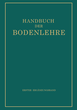 Handbuch der Bodenlehre von Blanck,  E.