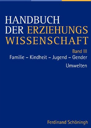 Handbuch der Erziehungswissenschaft von Allemann-Ghionda,  Cristina, Ladenthin,  Volker, Macha,  Hildegard, Meder,  Norbert, Mertens,  Gerhard, Uhlendorff,  Uwe, Witzke,  Monika