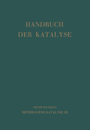 Handbuch Der Katalyse von Schwab,  G.-M.