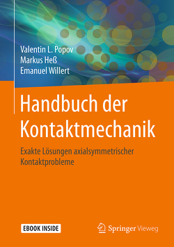 Handbuch der Kontaktmechanik von Hess,  Markus, Popov,  Valentin L., Willert,  Emanuel