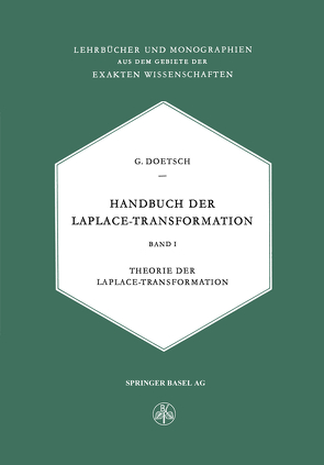 Handbuch der Laplace-Transformation von Doetsch,  G.