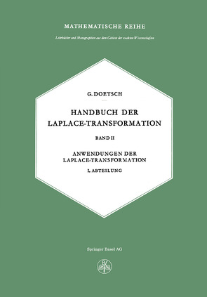 Handbuch der Laplace-Transformation von Doetsch,  G.