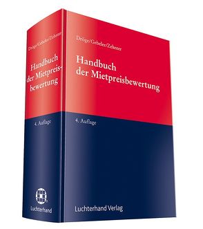 Handbuch der Mietpreisbewertung für Wohn- und Gewerberaum von Dröge,  Ferdinand