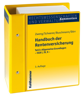 Handbuch der Rentenversicherung von Böhle-Zweng,  Gudrun, Dörr,  Gernot, Scheerer,  Reinhard, Zweng,  Johann