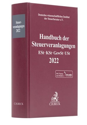 Handbuch der Steuerveranlagungen von Deutsches wissenschaftliches Institut der Steuerberater e.V.