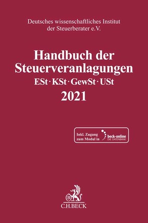 Handbuch der Steuerveranlagungen von Deutsches wissenschaftliches Institut der Steuerberater e.V.