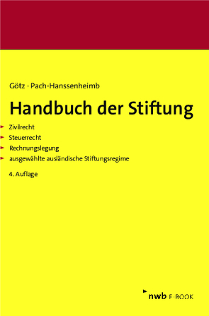 Handbuch der Stiftung von Götz,  Hellmut, Pach-Hanssenheimb,  Ferdinand