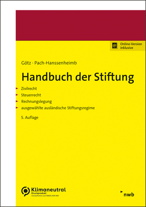 Handbuch der Stiftung von Götz,  Hellmut, Pach-Hanssenheimb,  Ferdinand