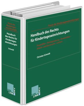 Handbuch des Rechts für Kindertageseinrichtungen von Schmidt,  Christian