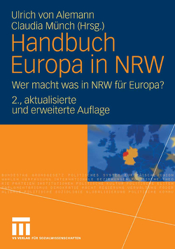 Handbuch Europa in NRW von Alemann,  Ulrich, Münch,  Claudia