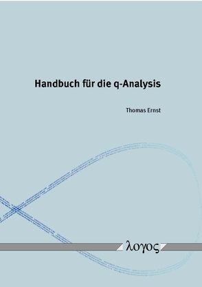 Handbuch für die q-Analysis von Ernst,  Thomas