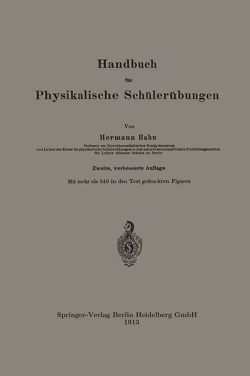 Handbuch für Physikalische Schülerübungen von Hahn,  Hermann