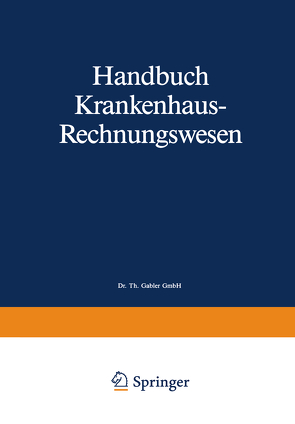 Handbuch Krankenhaus-Rechnungswesen von Eichhorn,  Siegfried