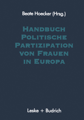 Handbuch Politische Partizipation von Frauen in Europa von Hoecker,  Beate