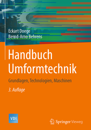 Handbuch Umformtechnik von Behrens,  Bernd-Arno, Doege,  Eckart