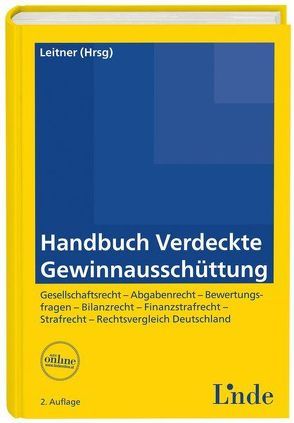 Handbuch Verdeckte Gewinnausschüttung von Leitner,  Roman