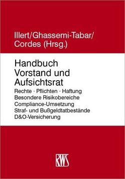 Handbuch Vorstand und Aufsichtsrat von Ghassemi-Tabar,  Nima, Illert,  Staffan