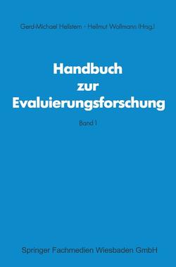 Handbuch zur Evaluierungsforschung von Gerd M Hellstem, Wollmann,  Hellmut