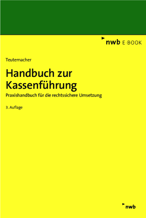 Handbuch zur Kassenführung von Teutemacher,  Tobias