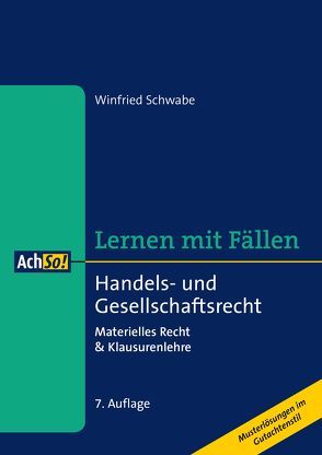 Handels- und Gesellschaftsrecht von Schwabe,  Winfried