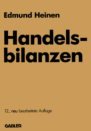 Handelsbilanzen von Heinen,  Edmund