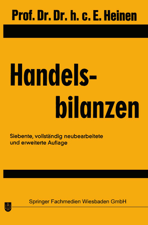 Handelsbilanzen von Heinen,  Edmund