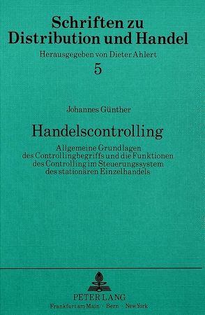 Handelscontrolling von Guenther,  Johannes