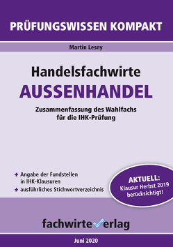 Handelsfachwirte: Aussenhandel von Lesny,  Martin