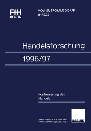 Handelsforschung 1996/97 von Trommsdorff,  Volker